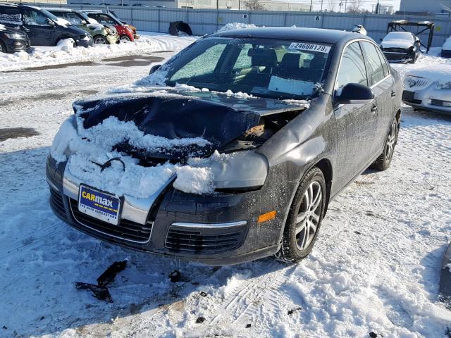 3VWRF71K86M688962 - 2006 VOLKSWAGEN JETTA 2.5 BLACK photo 2