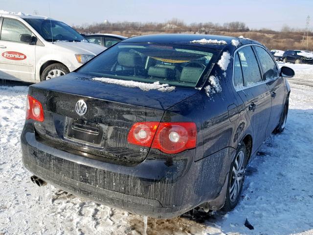 3VWRF71K86M688962 - 2006 VOLKSWAGEN JETTA 2.5 BLACK photo 4