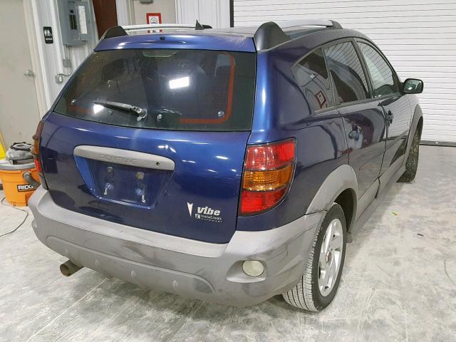 5Y2SL63865Z440019 - 2005 PONTIAC VIBE BLUE photo 4