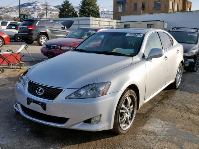 JTHBK262065025420 - 2006 LEXUS IS 250 SILVER photo 2