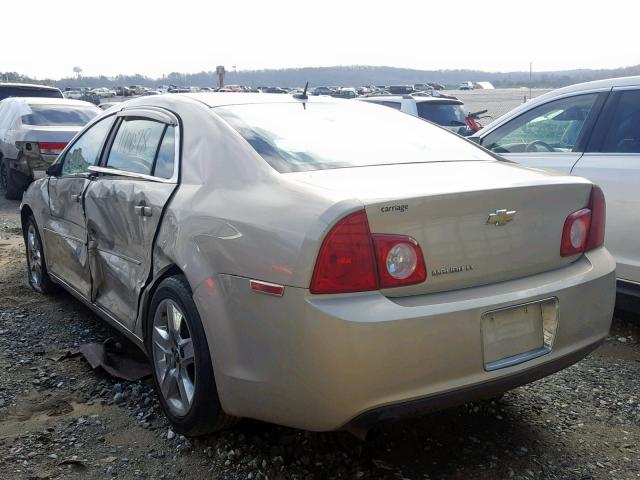 1G1ZC5EB0AF156147 - 2010 CHEVROLET MALIBU 1LT GOLD photo 3