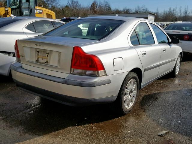 YV1RS61T742419481 - 2004 VOLVO S60 SILVER photo 4