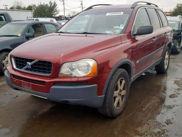 YV1CM59H941066984 - 2004 VOLVO XC90 BURGUNDY photo 2