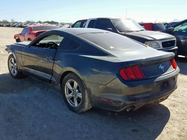 1FA6P8AM9F5342330 - 2015 FORD MUSTANG GRAY photo 3