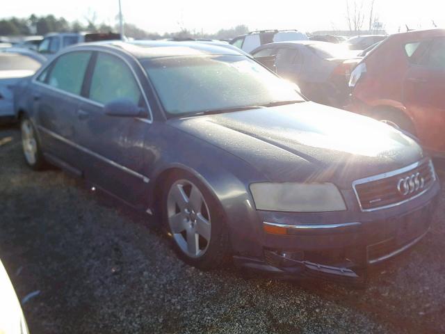 WAUML44E24N002490 - 2004 AUDI A8 L QUATT BLUE photo 1