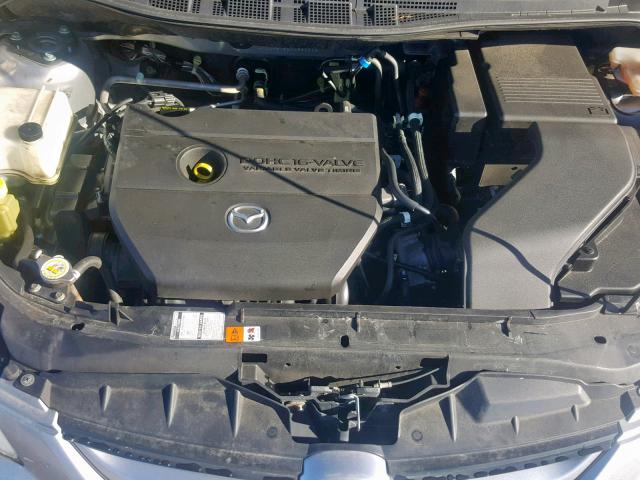 JM1CR2W32A0386552 - 2010 MAZDA 5 SILVER photo 7