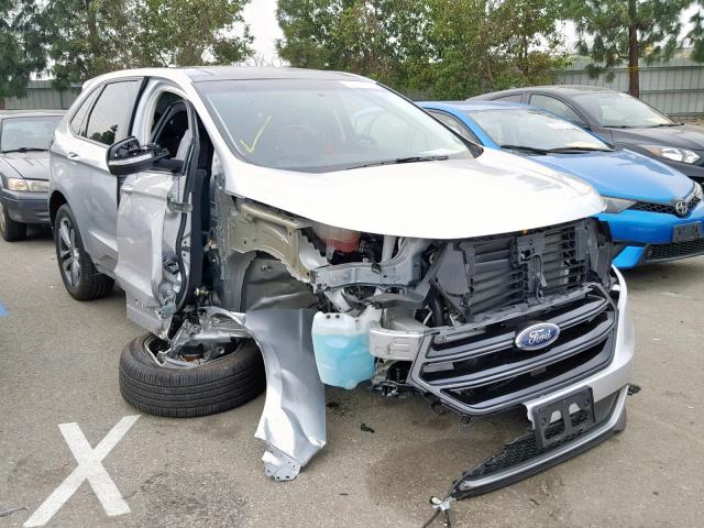 2FMPK4AP0HBC26945 - 2017 FORD EDGE SPORT SILVER photo 1