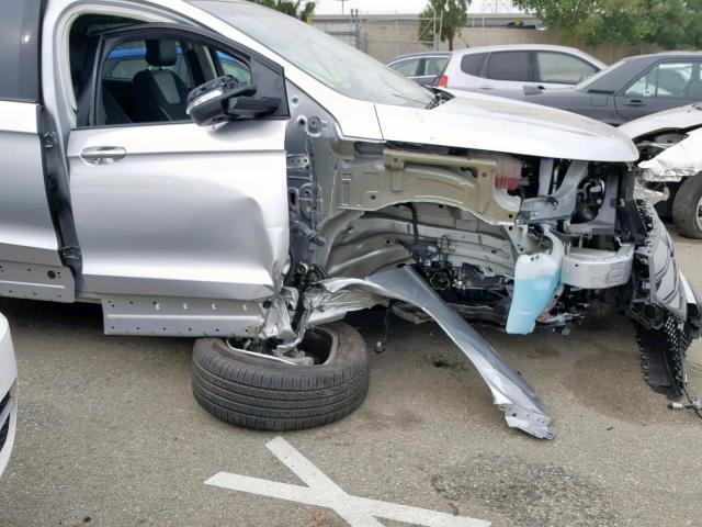 2FMPK4AP0HBC26945 - 2017 FORD EDGE SPORT SILVER photo 9