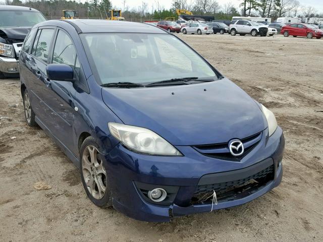 JM1CR293080323956 - 2008 MAZDA 5 BLUE photo 1