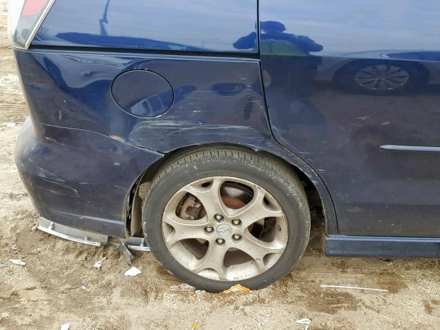 JM1CR293080323956 - 2008 MAZDA 5 BLUE photo 9