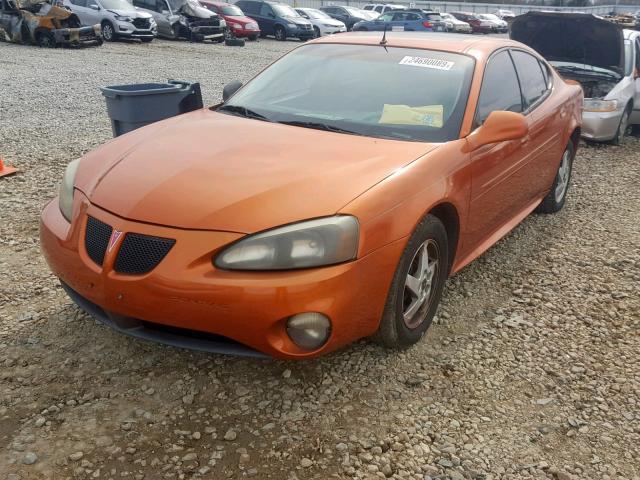 2G2WS522341273075 - 2004 PONTIAC GRAND PRIX ORANGE photo 2