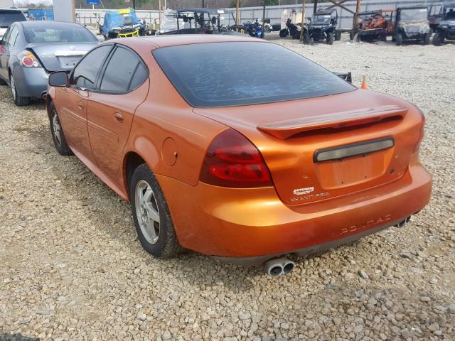 2G2WS522341273075 - 2004 PONTIAC GRAND PRIX ORANGE photo 3