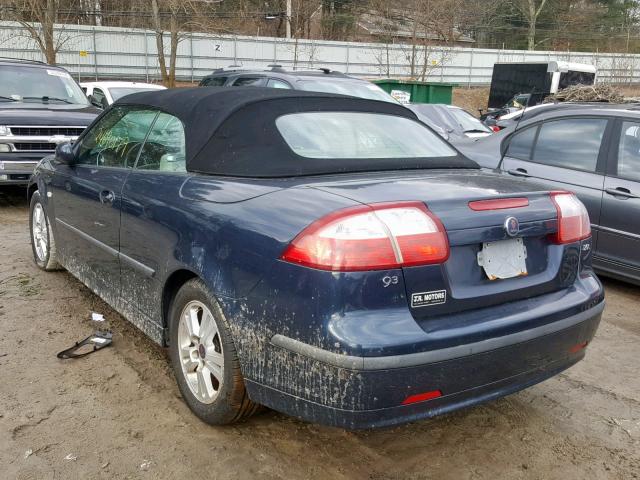 YS3FD79Y176000895 - 2007 SAAB 9-3 2.0T BLUE photo 3