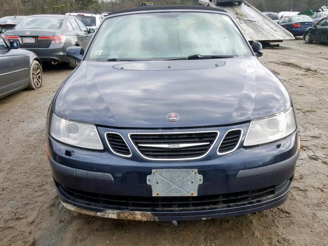 YS3FD79Y176000895 - 2007 SAAB 9-3 2.0T BLUE photo 9