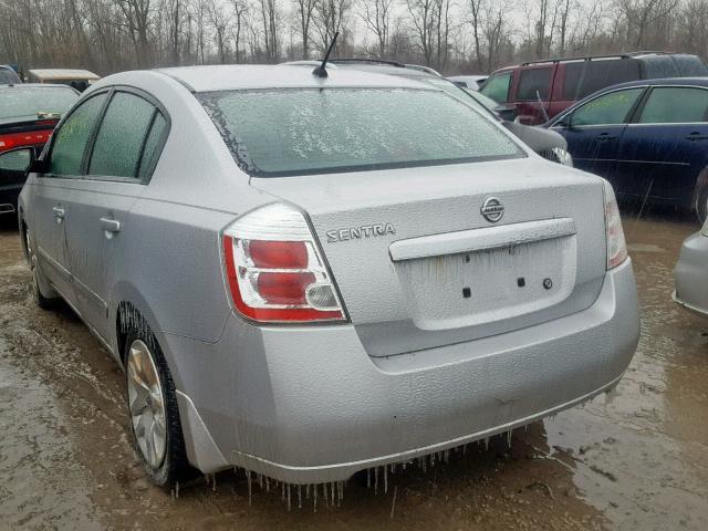 3N1AB6AP7AL629839 - 2010 NISSAN SENTRA 2.0 GRAY photo 3