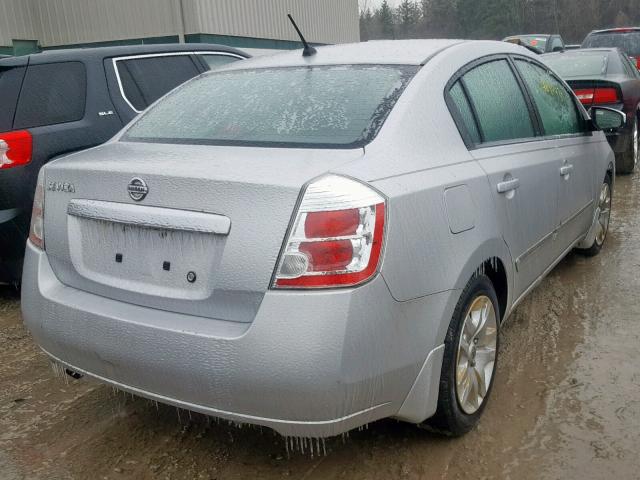 3N1AB6AP7AL629839 - 2010 NISSAN SENTRA 2.0 GRAY photo 4