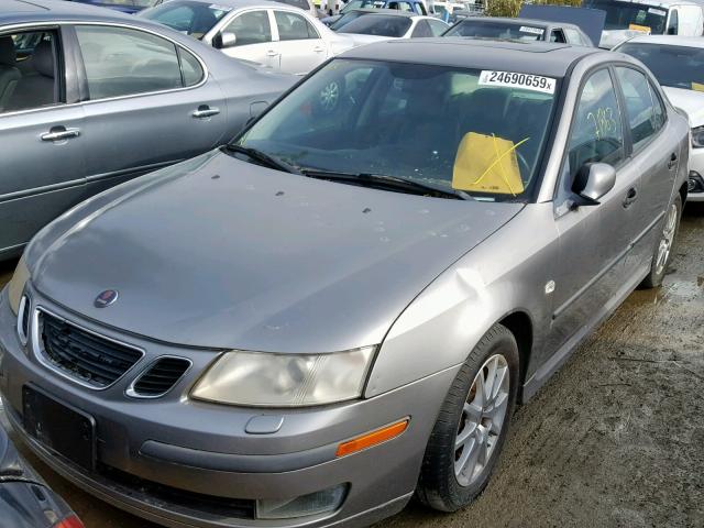 YS3FD49Y631038192 - 2003 SAAB 9-3 ARC GRAY photo 2