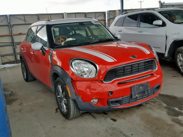 WMWZC3C51BWL80874 - 2011 MINI COOPER S C RED photo 1