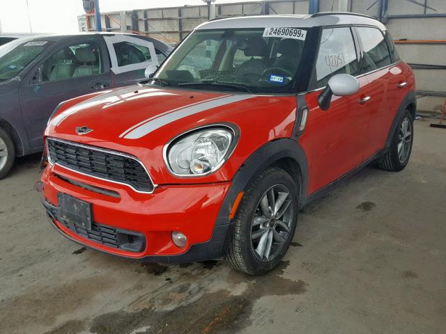 WMWZC3C51BWL80874 - 2011 MINI COOPER S C RED photo 2