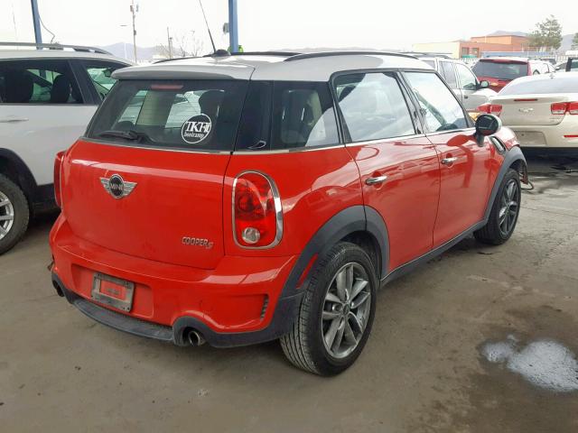 WMWZC3C51BWL80874 - 2011 MINI COOPER S C RED photo 4