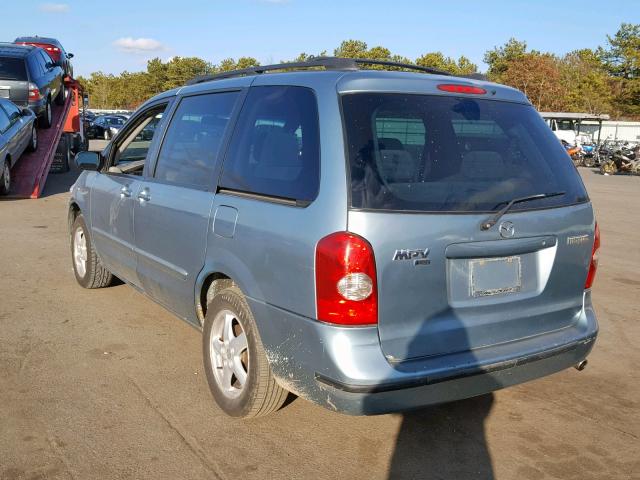 JM3LW28A630357022 - 2003 MAZDA MPV WAGON BLUE photo 3