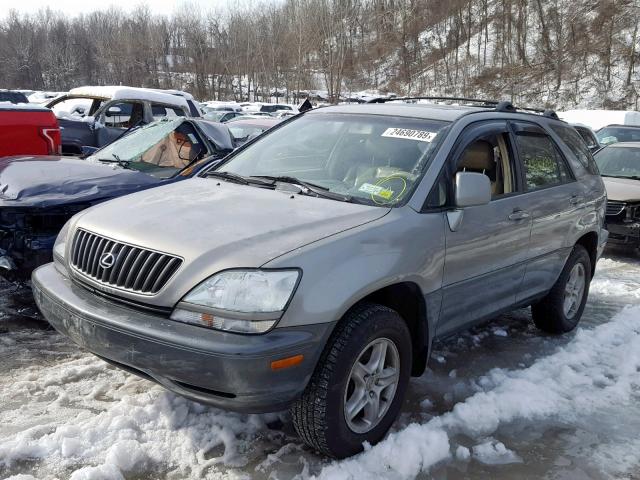 JT6GF10UXY0061798 - 2000 LEXUS RX 300 GRAY photo 2