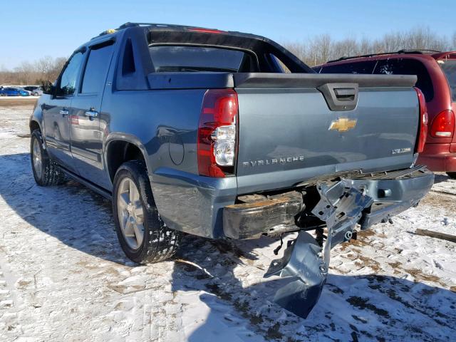 3GNFK12388G100959 - 2008 CHEVROLET AVALANCHE 蓝色 照片 3