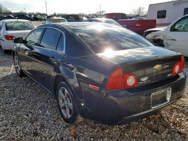 1G1ZC5EU8BF383427 - 2011 CHEVROLET MALIBU 1LT BLACK photo 3