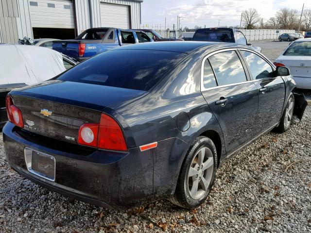 1G1ZC5EU8BF383427 - 2011 CHEVROLET MALIBU 1LT BLACK photo 4