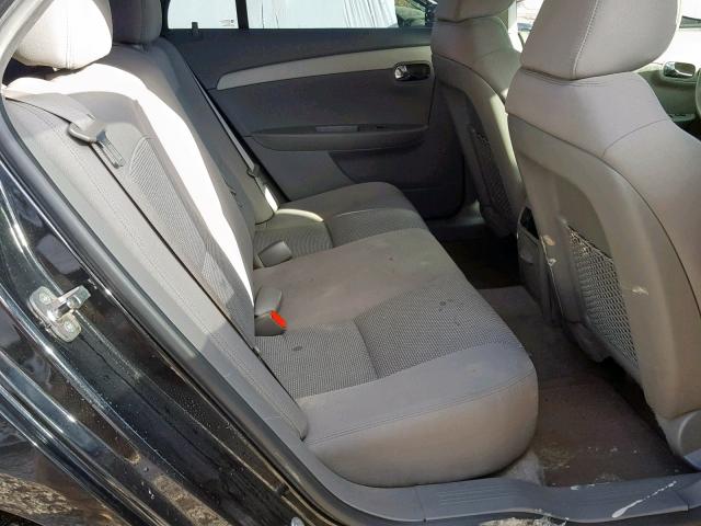 1G1ZC5EU8BF383427 - 2011 CHEVROLET MALIBU 1LT BLACK photo 6