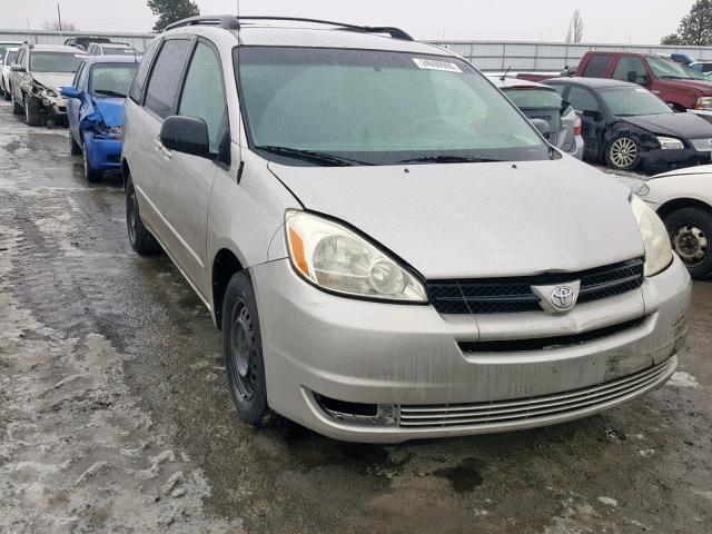 5TDZA23C44S163131 - 2004 TOYOTA SIENNA CE GRAY photo 1