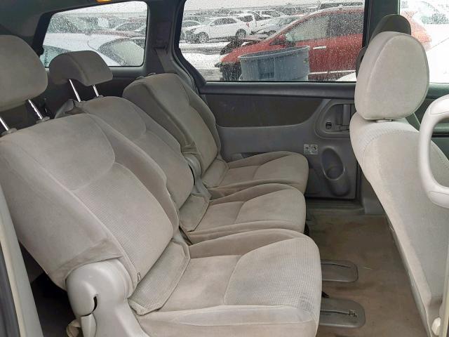 5TDZA23C44S163131 - 2004 TOYOTA SIENNA CE GRAY photo 6