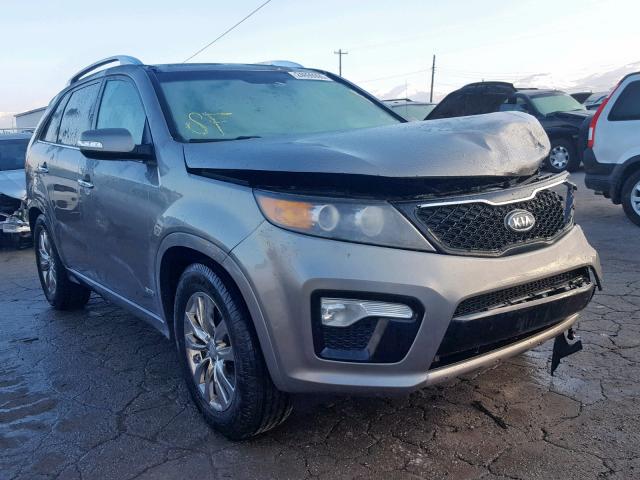 5XYKWDA2XBG150855 - 2011 KIA SORENTO SX GRAY photo 1