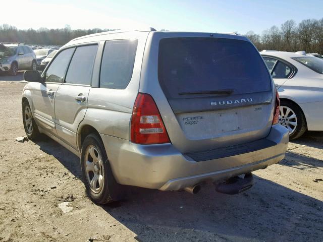JF1SG69645H737330 - 2005 SUBARU FORESTER 2 SILVER photo 3