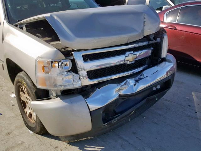 3GCEC13C78G136433 - 2008 CHEVROLET SILVERADO SILVER photo 9