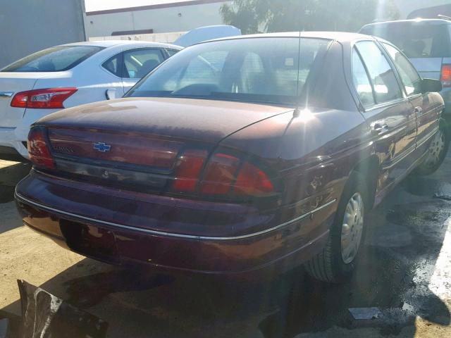 2G1WL52M8T1181204 - 1996 CHEVROLET LUMINA RED photo 4