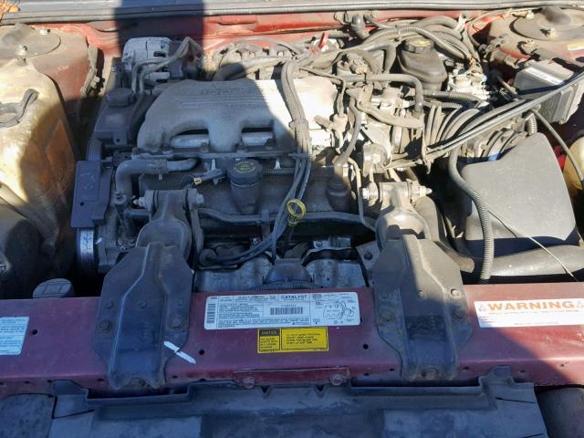 2G1WL52M8T1181204 - 1996 CHEVROLET LUMINA RED photo 7