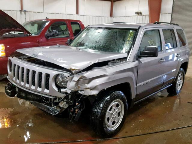 1C4NJRBB6GD595056 - 2016 JEEP PATRIOT SP GRAY photo 2