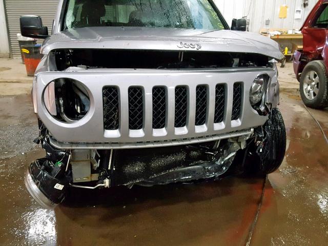 1C4NJRBB6GD595056 - 2016 JEEP PATRIOT SP GRAY photo 9