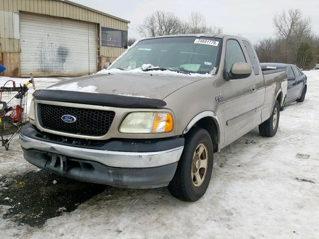 1FTRX17232KA94561 - 2002 FORD F150 BEIGE photo 2