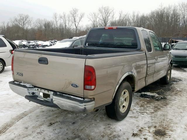 1FTRX17232KA94561 - 2002 FORD F150 BEIGE photo 4