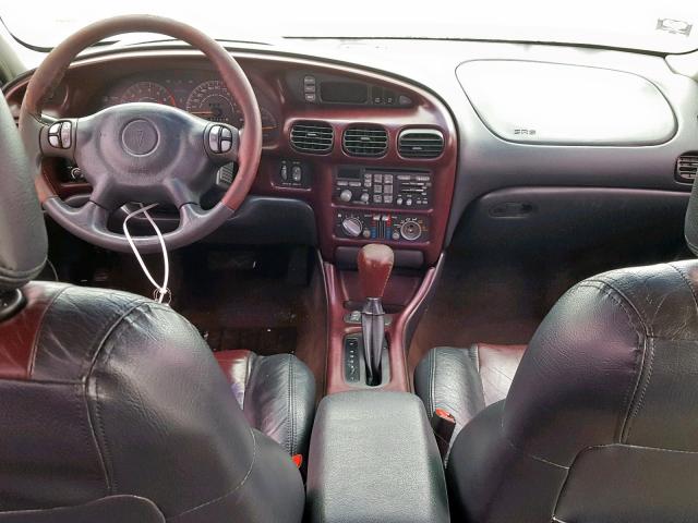 1G2WR52122F265722 - 2002 PONTIAC GRAND PRIX BURGUNDY photo 9