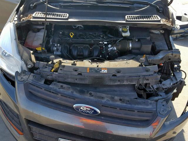 1FMCU0F76GUB97020 - 2016 FORD ESCAPE S GRAY photo 7