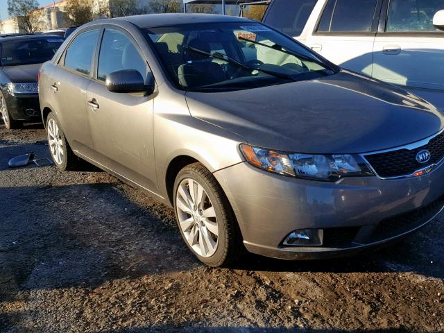 KNAFW4A34B5407802 - 2011 KIA FORTE SX GRAY photo 1