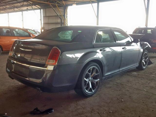 2C3CCAAG0DH556224 - 2013 CHRYSLER 300 GRAY photo 4