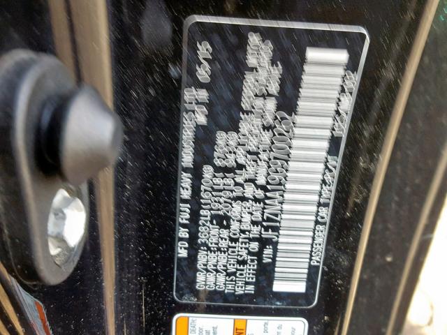 JF1ZNAA19G9700262 - 2016 TOYOTA SCION FR-S BLACK photo 10