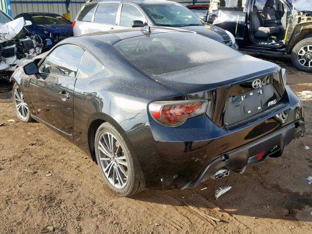 JF1ZNAA19G9700262 - 2016 TOYOTA SCION FR-S BLACK photo 3