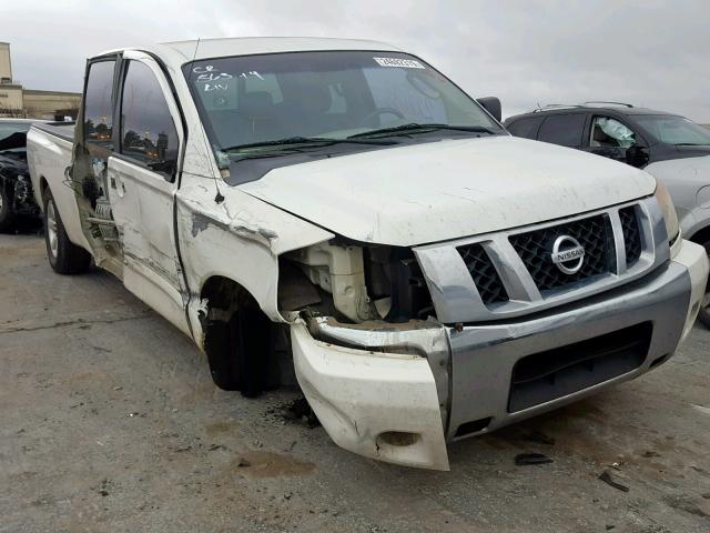 1N6BA07G38N300605 - 2008 NISSAN TITAN XE WHITE photo 1