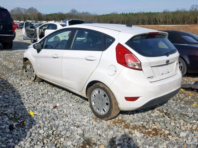 3FADP4TJ5JM108160 - 2018 FORD FIESTA S WHITE photo 3