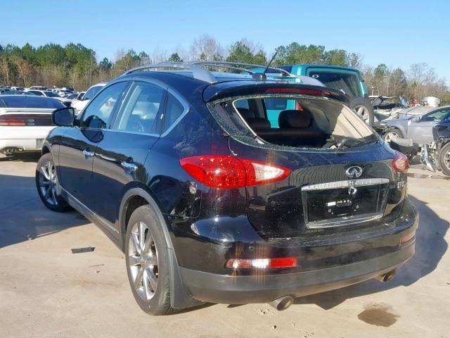 JNKAJ09F28M358678 - 2008 INFINITI EX35 BASE BLACK photo 3